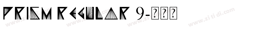 Prism Regular 9字体转换
